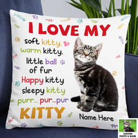 Personalized Cat Photo Pillow DB205 26O47 thumb 1