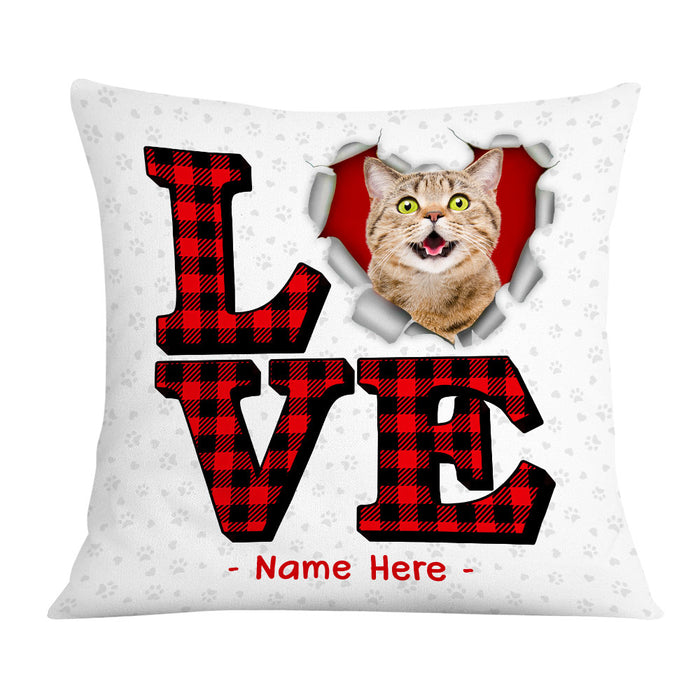 Personalized Cat Photo Pillow DB206 26O36 1