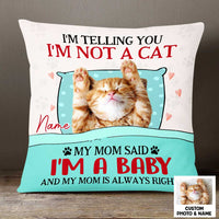 Personalized Cat Photo Pillow DB207 23O47 thumb 1