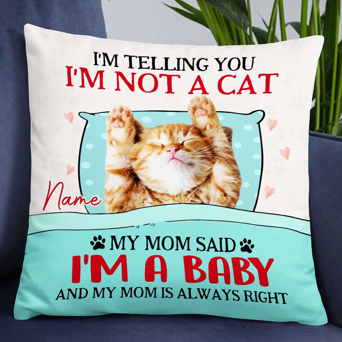 Personalized Cat Photo Pillow DB207 23O47 1