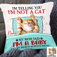 Personalized Cat Photo Pillow DB207 23O47 thumb 1