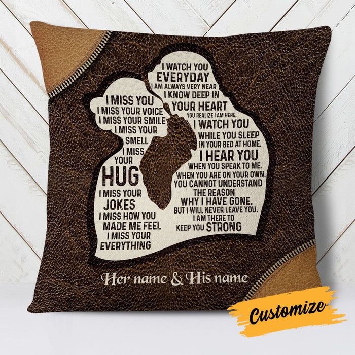 Personalized Memo Couple Pillow DB208 95O18 1