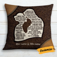 Personalized Memo Couple Pillow DB208 95O18 thumb 1