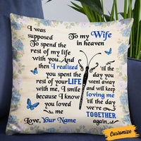 Personalized Memo Couple Butterfly Pillow DB211 95O36 thumb 1