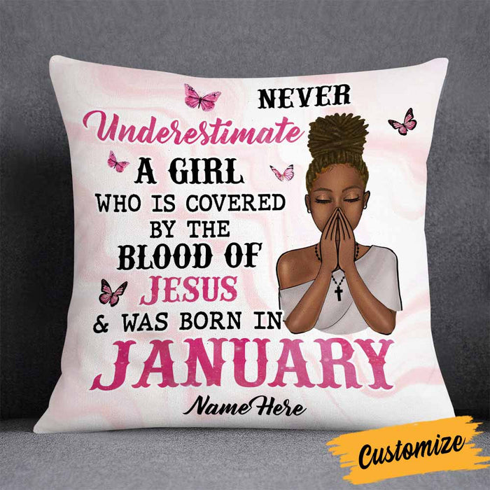 Personalized BWA Birthday Blood Of Jesus Pillow DB211 85O58 1