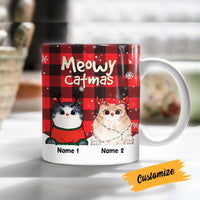 Personalized Cat Christmas Mug OB264 30O58 thumb 1