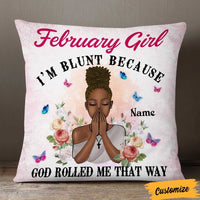 Personalized BWA Birthday Girl God Rolled Me Pillow DB213 95O57 thumb 1
