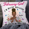 Personalized BWA Birthday Girl God Rolled Me Pillow DB213 95O57 1