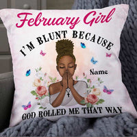 Personalized BWA Birthday Girl God Rolled Me Pillow DB213 95O57 thumb 1