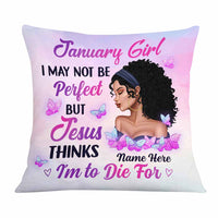 Personalized BWA Birthday I May Not Be Perfect Jesus Pillow DB213 85O58 thumb 1