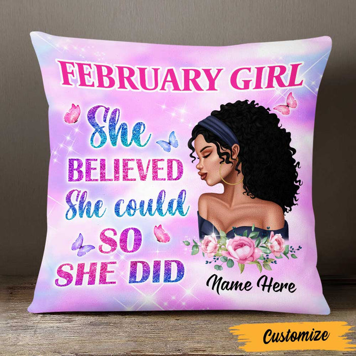 Personalized BWA Birthday Pillow DB227 87O47 1