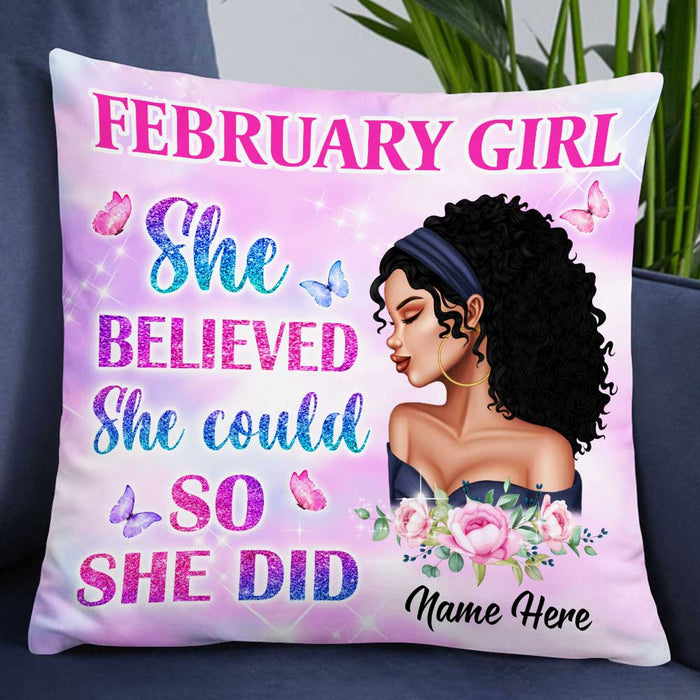 Personalized BWA Birthday Pillow DB227 87O47 1