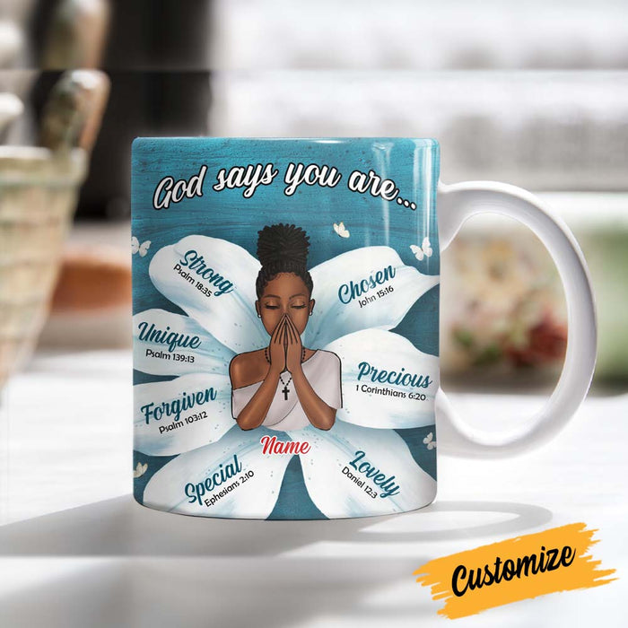 Personalized God Says BWA Mug NB231 81O32 1