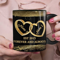 Personalized Couple Husband Wife Wedding Rings Mug NB273 81O34 thumb 1