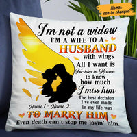 Personalized Couple Memo Pillow DB215 23O57 thumb 1