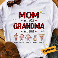 Personalized Mom Grandma T Shirt NB232 26O34 thumb 1