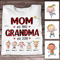 Personalized Mom Grandma T Shirt NB232 26O34 thumb 1