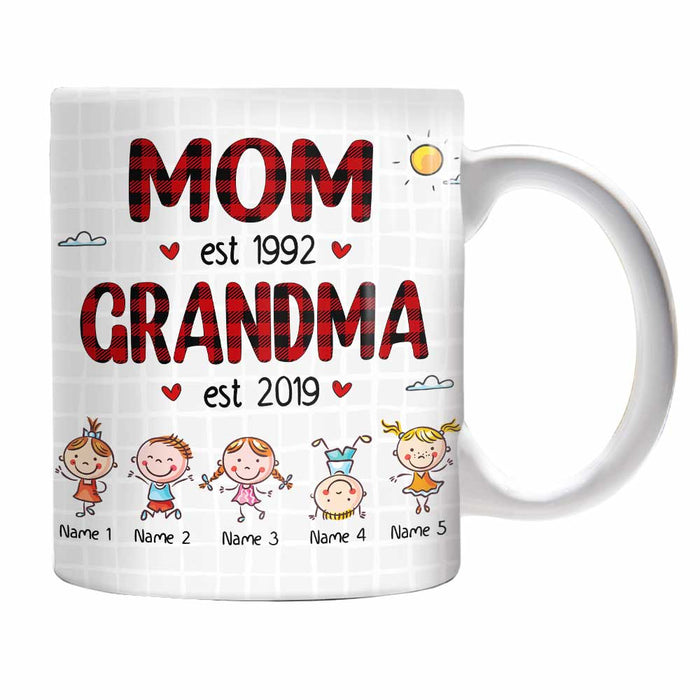 Personalized Mom Grandma Mug NB232 26O34 1