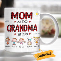 Personalized Mom Grandma Mug NB232 26O34 thumb 1