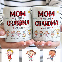Personalized Mom Grandma Mug NB232 26O34 thumb 1