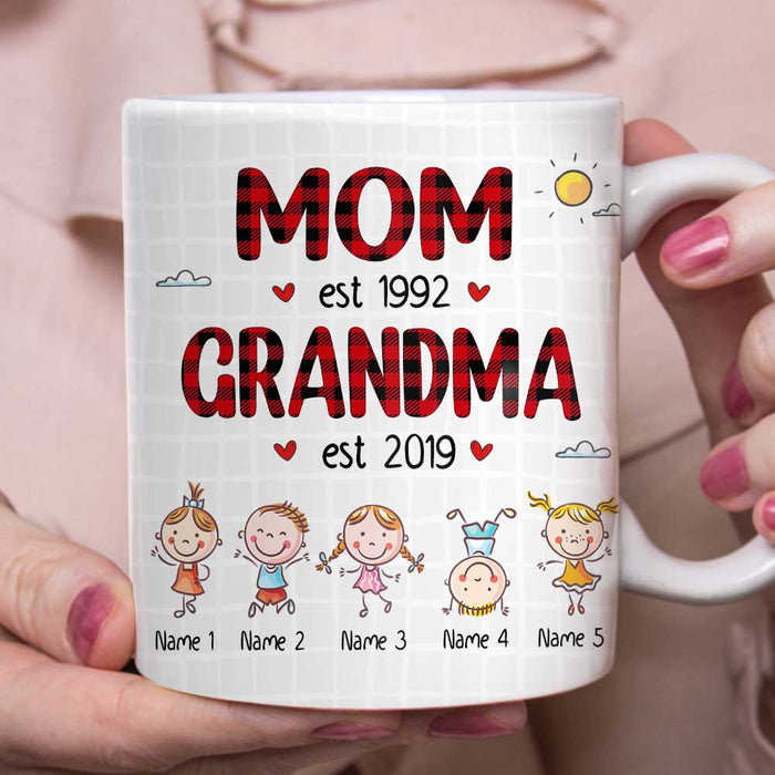 Personalized Mom Grandma Mug NB232 26O34 1