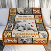 Weimaraner Dog Fleece Blanket MR0502 70O56 1