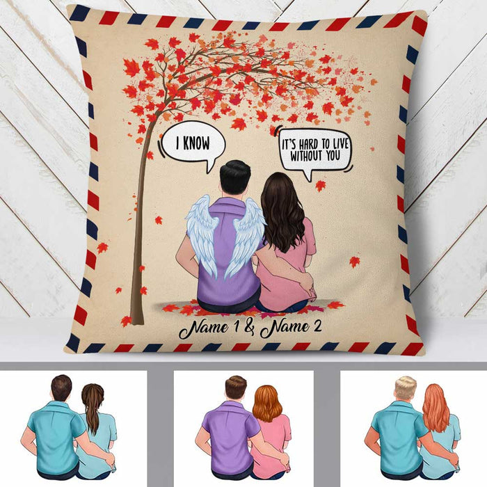 Personalized Memo Couple Pillow DB216 87O34 1
