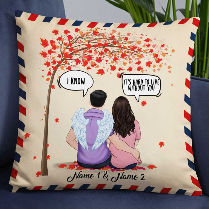 Personalized Memo Couple Pillow DB216 87O34 1