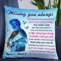Personalized Memo Couple Missing You Pillow DB214 26O53 thumb 1