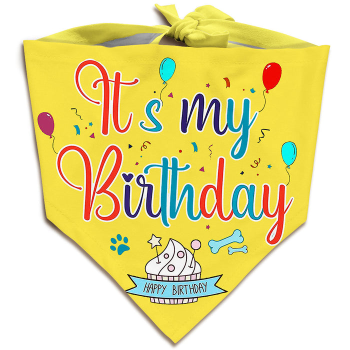 It's My Birthday Dog Bandana DB217 23O36 1