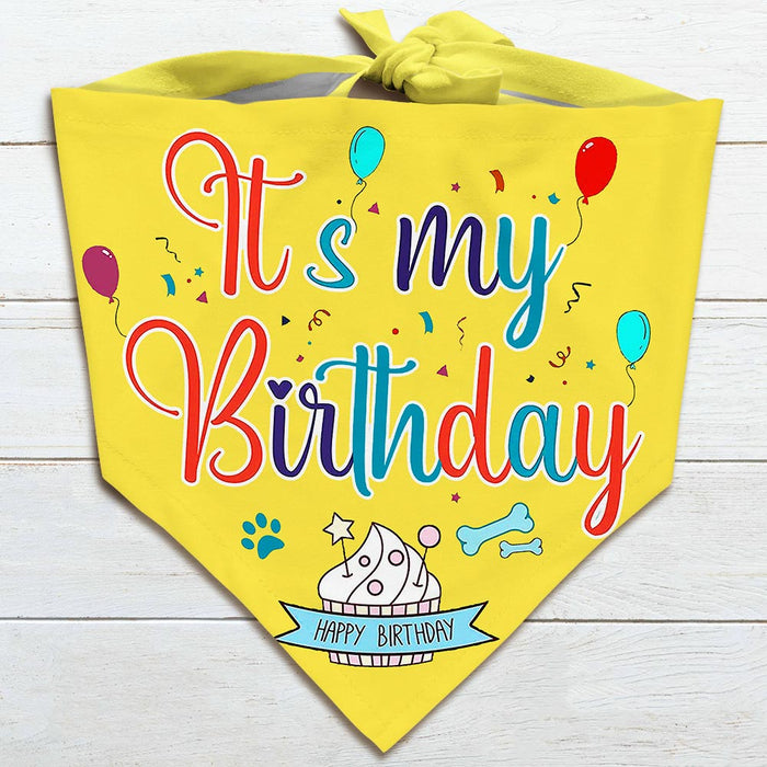 It's My Birthday Dog Bandana DB217 23O36 1