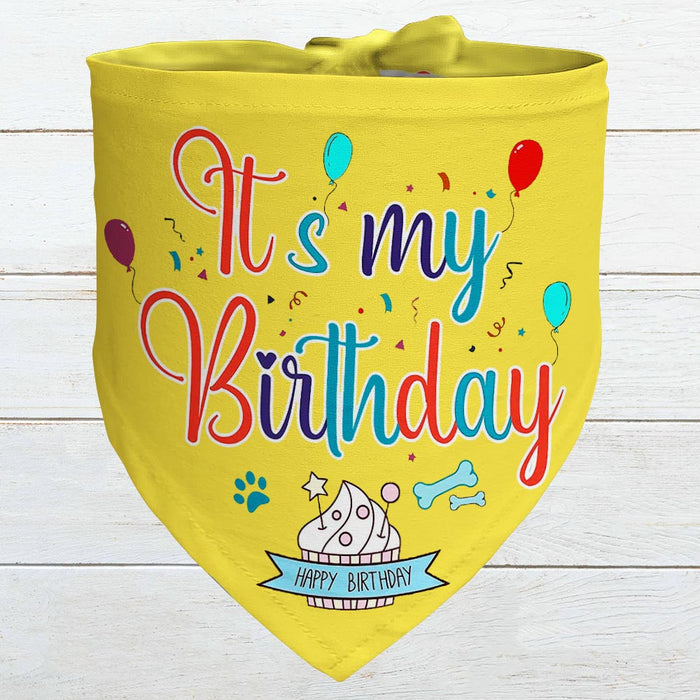 It's My Birthday Dog Bandana DB217 23O36 1