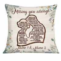 Personalized Memo Couple Pillow DB216 30O34 thumb 1