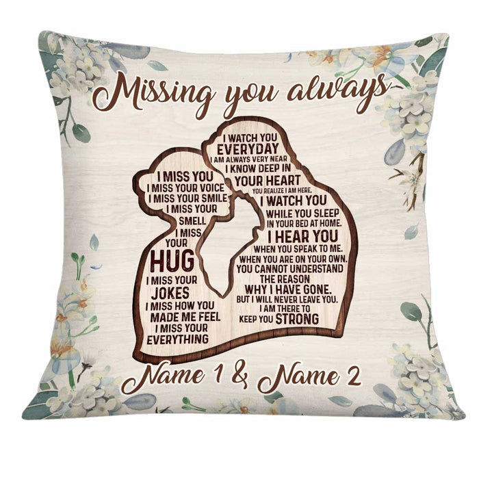 Personalized Memo Couple Pillow DB216 30O34 1