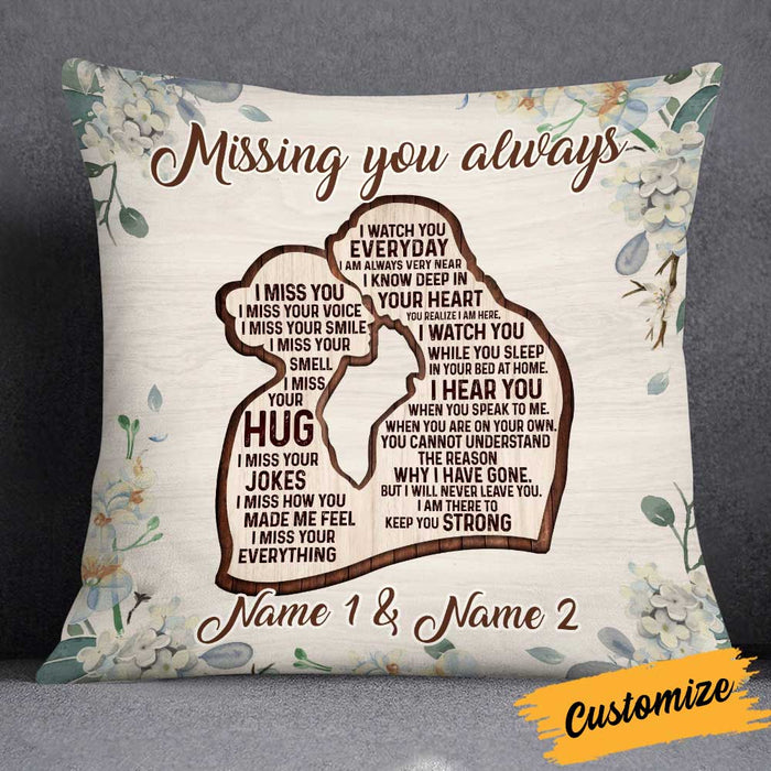 Personalized Memo Couple Pillow DB216 30O34 1