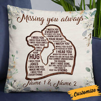 Personalized Memo Couple Pillow DB216 30O34 thumb 1