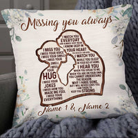Personalized Memo Couple Pillow DB216 30O34 thumb 1