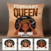Personalized BWA Birthday Queen Girl Pillow DB215 95O58 1