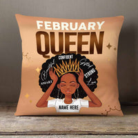 Personalized BWA Birthday Queen Girl Pillow DB215 95O58 thumb 1
