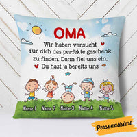 Personalized Grandma Grandpa German Oma Opa Pillow DB222 81O58 thumb 1