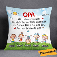 Personalized Grandma Grandpa German Oma Opa Pillow DB222 81O58 thumb 1