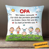 Personalized Grandma Grandpa German Oma Opa Pillow DB222 81O58 thumb 1