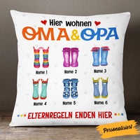 Personalized Grandma Grandpa German Oma Opa Pillow DB221 81O53 thumb 1