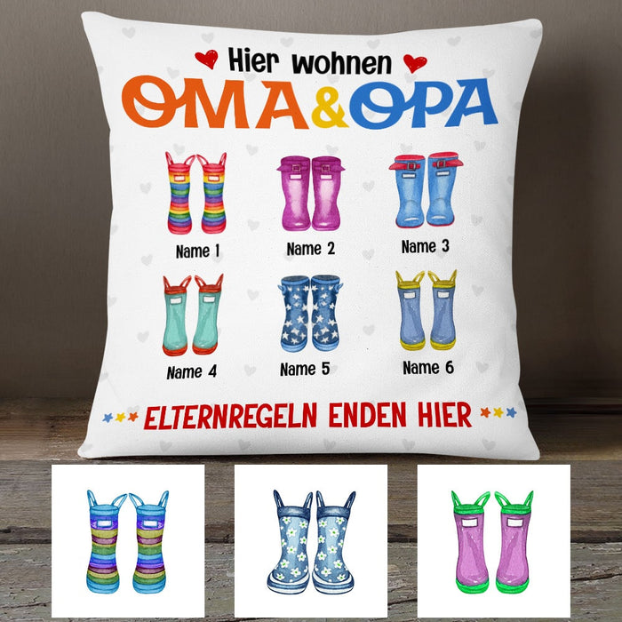Personalized Grandma Grandpa German Oma Opa Pillow DB221 81O53 1