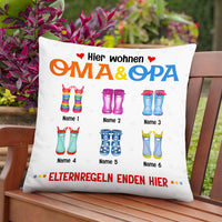 Personalized Grandma Grandpa German Oma Opa Pillow DB221 81O53 thumb 1