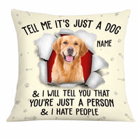 Personalized Dog Photo Pillow DB222 87O34 thumb 1