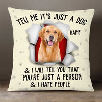 Personalized Dog Photo Pillow DB222 87O34 thumb 1