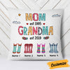 Personalized Mom Grandma Grandkids Boots Pillow DB224 81O58 1