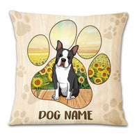 Personalized Dog Paw Pillow DB221 95O23 thumb 1