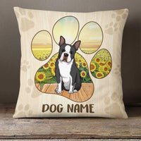 Personalized Dog Paw Pillow DB221 95O23 thumb 1